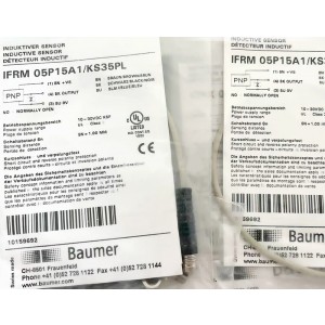 Baumer IFRM 05P15A1/KS35PL Inductive Proximity Switch - Original New